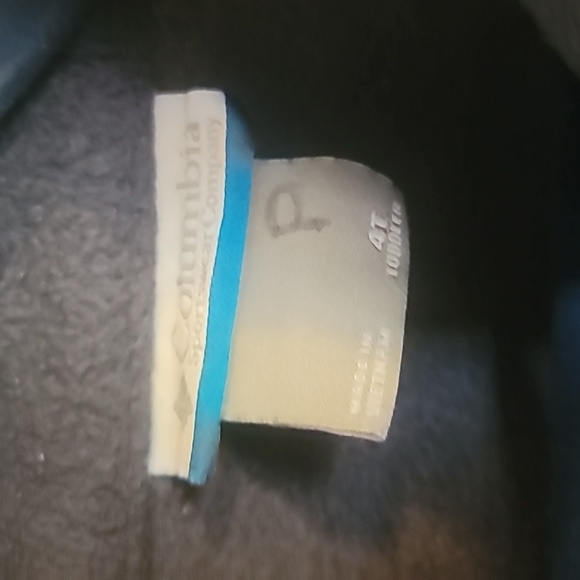 4T boys columbia blue fleece sweater - Picture 2 of 4